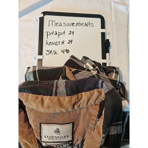 Legendary Whitetail The Original Buck Camp Button Down Men’s Plaid Shirt Size XL - Picture 11 of 11